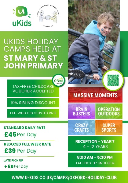 UKids Summer Camp St Mary & St John